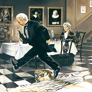 Schmidt Spiele (57293) - Renato Casaro: "Dinner for One" - 1000 piezas