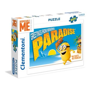 Clementoni (35030) - "Greetings From Minions" - 500 piezas