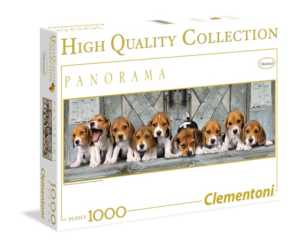 Clementoni (39076) - "Beagles" - 1000 piezas