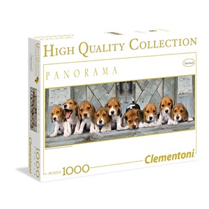 Clementoni (39076) - "Beagles" - 1000 piezas