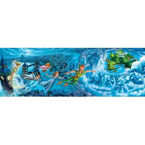 Clementoni (39286) - "Peter Pan, Night Flights" - 1000 piezas