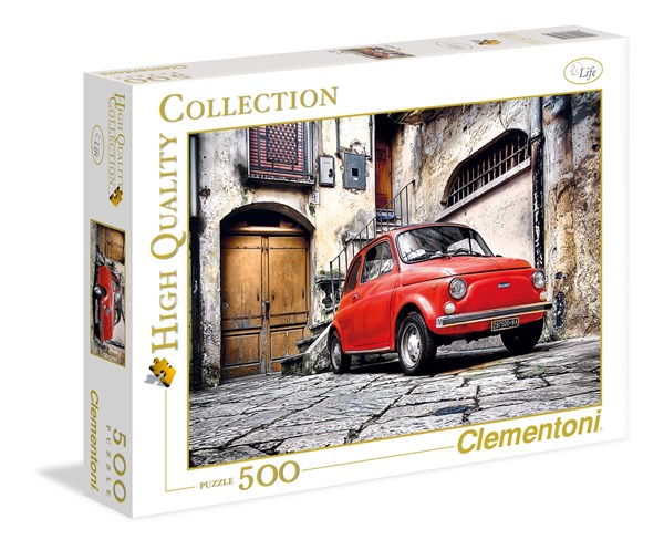 Clementoni (30575) - "Fiat 500" - 500 piezas