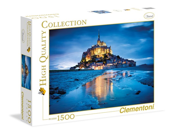 Clementoni (31994) - "Le Mont Saint-Michel" - 1500 piezas