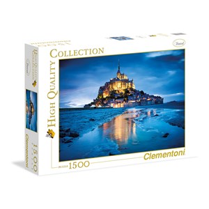 Clementoni (31994) - "Le Mont Saint-Michel" - 1500 piezas