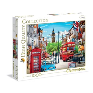 Clementoni (39339) - Hiro Tanikawa: "London" - 1000 piezas