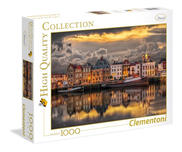 Clementoni (39421) - "Dutch houses" - 1000 piezas