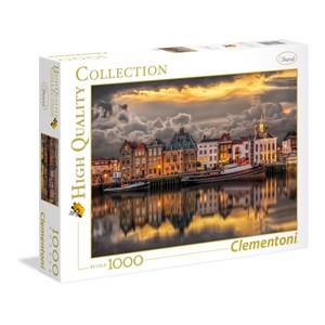 Clementoni (39421) - "Dutch houses" - 1000 piezas