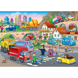 Step Puzzle (70102) - "Cars" - 34 piezas