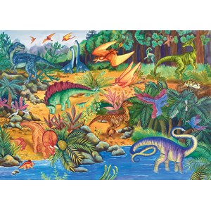 Step Puzzle (70101) - "Dinosaurs" - 34 piezas
