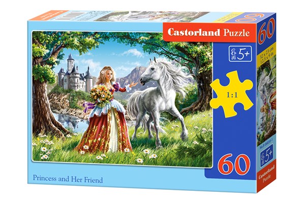 Castorland (B-06830) - "Princess and Her Friend" - 60 piezas