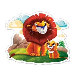 Castorland (B-04454) - "Animals of Africa" - 4 5 6 7 piezas