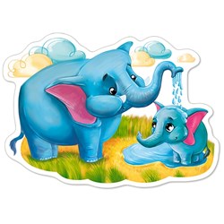 Castorland (B-04454) - "Animals of Africa" - 4 5 6 7 piezas