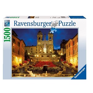 Ravensburger (16370) - "Piazza di Spagna, Rome, Italy" - 1500 piezas