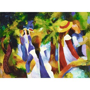 Ravensburger (14024) - August Macke: "Girls under Trees" - 300 piezas