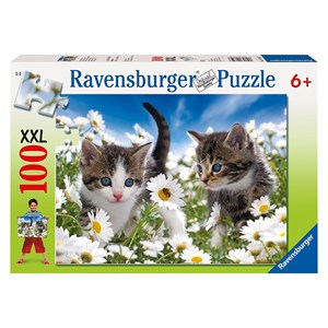 Ravensburger (10612) - "Kitty and Daisies" - 100 piezas