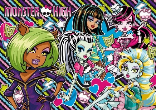 Clementoni (27816) - "Monster High, Girls" - 104 piezas
