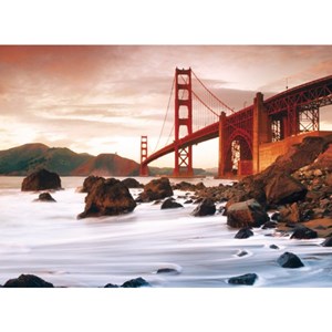 Clementoni (30105) - "San Francisco, At the Foot of the Golden Gate" - 500 piezas