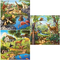 Ravensburger (09265) - "Wild, Pet and Zoo Animals" - 49 piezas