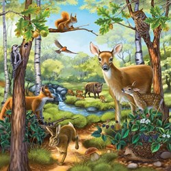 Ravensburger (09265) - "Wild, Pet and Zoo Animals" - 49 piezas