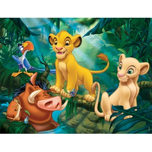 Nathan (86313) - "The Lion King, Simba and Friends" - 30 piezas
