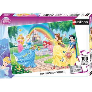 Nathan (86708) - "The Princesses' Garden" - 100 piezas