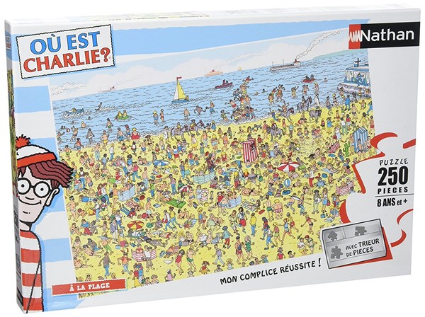 Nathan (86947) - "Where's Wally? Wally at the Beach" - 250 piezas