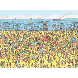 Nathan (86947) - "Where's Wally? Wally at the Beach" - 250 piezas