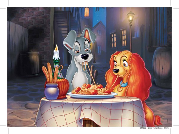 Nathan (86618) - "Lady and the Tramp" - 60 piezas