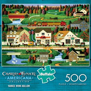 Buffalo Games (3713) - Charles Wysocki: "Yankee Wink Hollow" - 500 piezas
