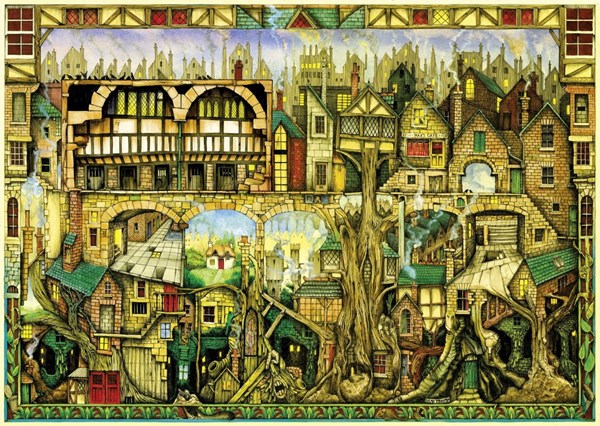 Schmidt Spiele (59402) - Colin Thompson: "House" - 1000 piezas