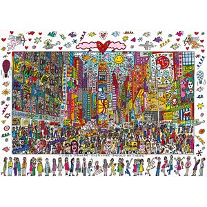 Ravensburger (19069) - James Rizzi: "Times Square, Everyone Should Go There" - 1000 piezas