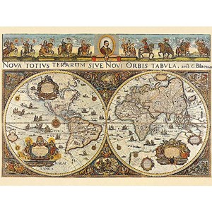 Ravensburger (17054) - "World Map, 1665" - 3000 piezas