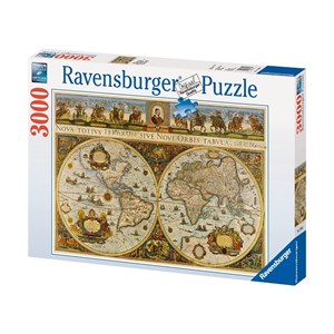 Ravensburger (17054) - "World Map, 1665" - 3000 piezas