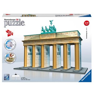 Ravensburger (12551) - "Brandenburg Gate, Berlin" - 324 piezas