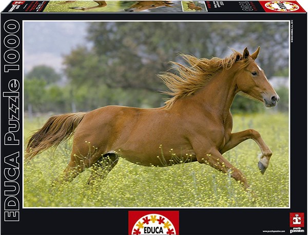 Educa (15522) - "At Full Gallop" - 1000 piezas