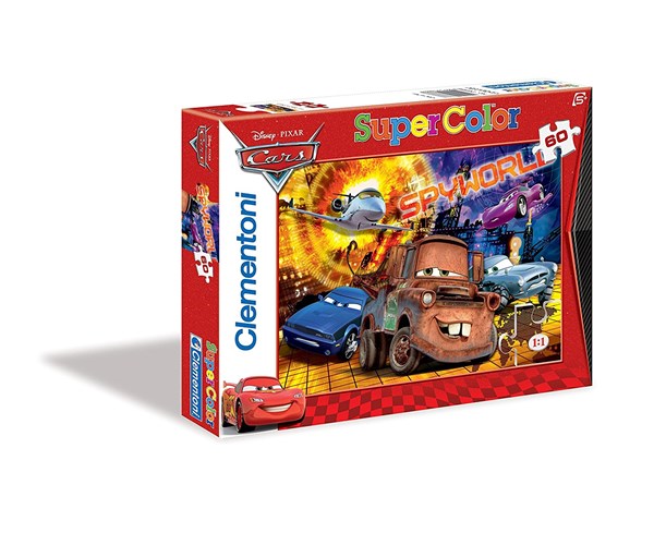 Clementoni (26886) - "Cars, Secret Agents" - 60 piezas