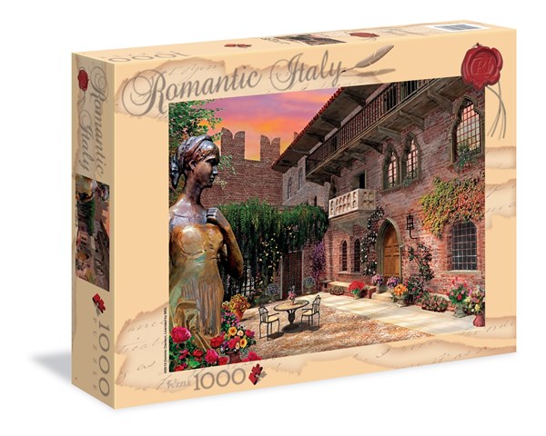 Clementoni (39243) - Dominic Davison: "Romantic Verona" - 1000 piezas