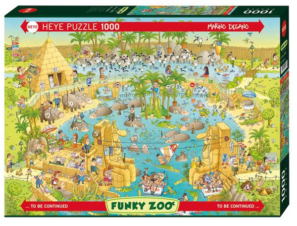 Heye (29693) - Marino Degano: "Nile Habitat" - 1000 piezas