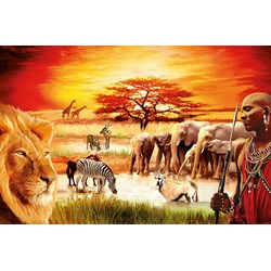 Ravensburger (17056) - "Savannah Masai" - 3000 piezas