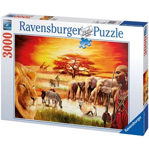 Ravensburger (17056) - "Savannah Masai" - 3000 piezas