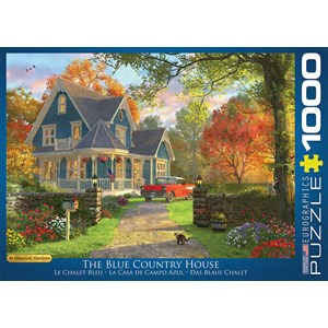 Eurographics (6000-0978) - Dominic Davison: "The Blue Country House" - 1000 piezas