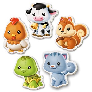 Educa (13473) - "Animals" - 3 4 5 piezas
