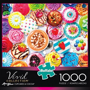Buffalo Games (11710) - Aimee Stewart: "Cupcakes & Cocoa" - 1000 piezas