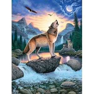 Ravensburger (15360) - "Wolf's howl" - 1000 piezas