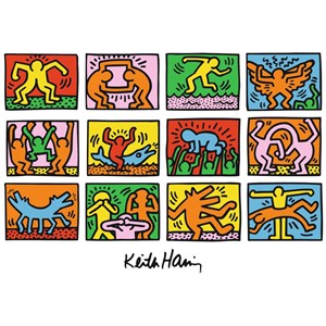 Ravensburger (15615) - Keith Haring: "Retrospective" - 1000 piezas