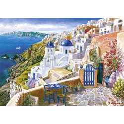 Schmidt Spiele (58560) - Sam Park: "Santorini" - 1000 piezas