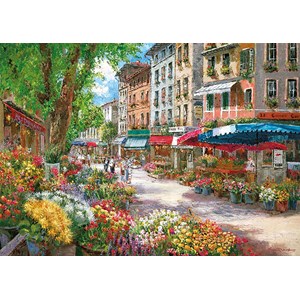 Schmidt Spiele (58561) - Sam Park: "Paris, Flowers Market" - 1000 piezas