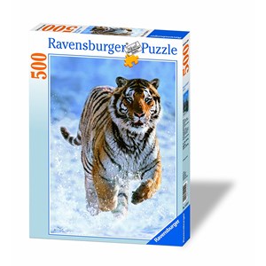 Ravensburger (14475) - "Tiger in the Snow" - 500 piezas