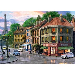 Trefl (65001) - Dominic Davison: "Street of Paris" - 6000 piezas