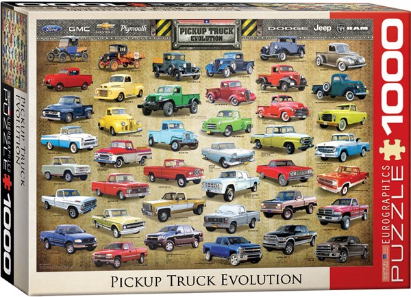 Eurographics (6000-0681) - "Pickup Truck Evolution" - 1000 piezas